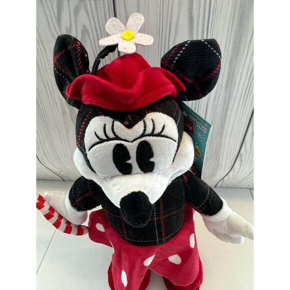 Gemmy Disney Minnie Mouse Animated Plush Dances Sings “Up On The Housetop” NEW - Picture 2 of 5